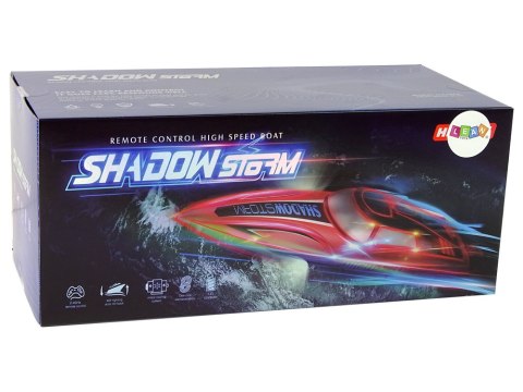 MOTORÓWKA R/C 2,4G CZERWONA 20-25 KM/H