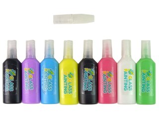 NAKLEJKI NA OKNO MEBLE SŁODKOŚCI DIY 8 KOLORÓW BROKAT