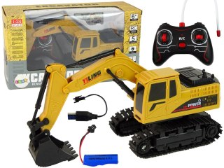 POJAZD KOPARKA R/C 1:24 ŻÓŁTA