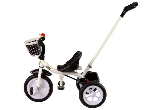 ROWER TRÓJKOŁOWY PRO100 CZARNY KOSZYK KOŁA EVA