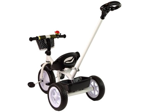 ROWER TRÓJKOŁOWY PRO100 CZARNY KOSZYK KOŁA EVA