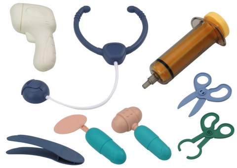 ZESTAW MAŁEGO DOKTORA STETOSKOP ŚWIATŁA NIEBIESKI