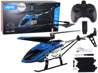 ALUMINIOWY HELIKOPTER RC 2.4G NIEBIESKI 15 MINUT LOTU