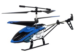 ALUMINIOWY HELIKOPTER RC 2.4G NIEBIESKI 15 MINUT LOTU