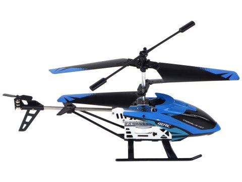 ALUMINIOWY HELIKOPTER RC 2.4G NIEBIESKI 15 MINUT LOTU