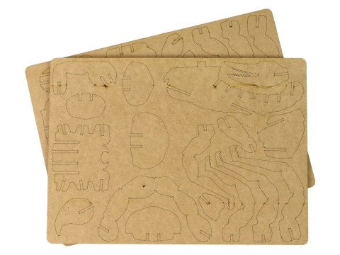 DREWNIANE PUZZLE PRZESTRZENNE 3D SKORPION SKŁADANKA EDUKACYJNA 35 ELEMENTÓW