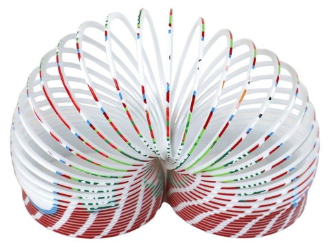 KULTOWA SPRĘŻYNA BIAŁO CZERWONA MOTYW ŚWIĄTECZNY RELAKSACYJNA 6CM