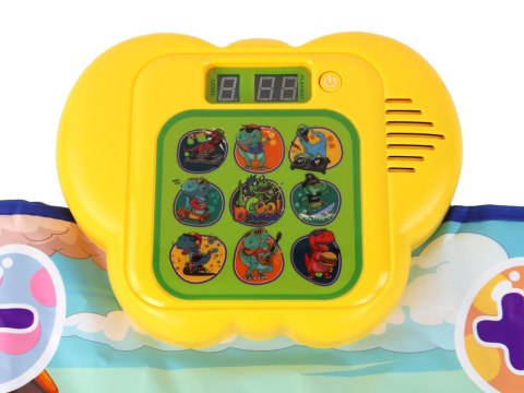 MATA DO TAŃCZENIA Z MOTYWEM DINOZAURÓW 90CM X 86CM