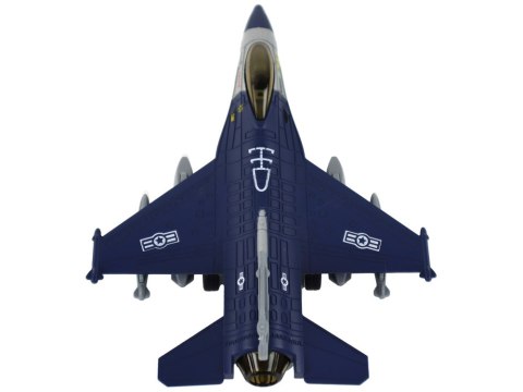 MODEL SAMOLOTU Z NAPĘDEM FRYKCYJNYM GRANATOWY LUB SZARY