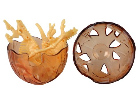 OTWIERANE JAJO DINOZAURA FIGURKA ŻÓŁTA 4 KOLORY 9 CM