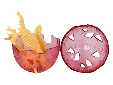 OTWIERANE JAJO DINOZAURA FIGURKA ŻÓŁTA 4 KOLORY 9 CM