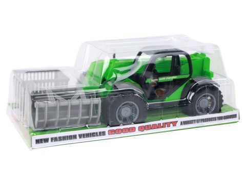 POJAZD ROLNICZY TRAKTOR ZIELONY DŹWIG MASZYNA ROLNICZA