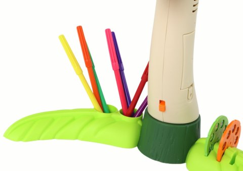 PROJEKTOR DO RYSOWANIA DINOZAUR DŹWIĘKI AKCESORIA