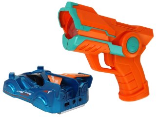 SAMOCHÓD JEŻDŻĄCY PO ŚCIANACH NA LASER NIEBIESKI