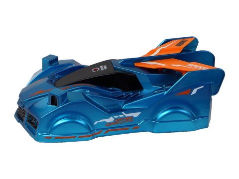 SAMOCHÓD JEŻDŻĄCY PO ŚCIANACH NA LASER NIEBIESKI