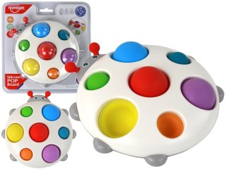 SILIKONOWA TABLICA KOLOROWA BIEDRONKA POP IT EDUKACYJNY