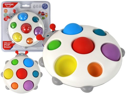 SILIKONOWA TABLICA KOLOROWA BIEDRONKA POP IT EDUKACYJNY