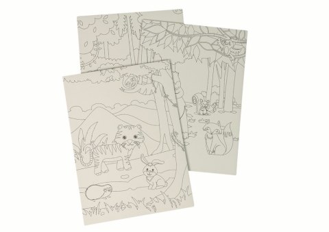 ZDRAPYWANKA KOLOROWANKA DLA DZIECI ZOO ZWIERZĄTKA