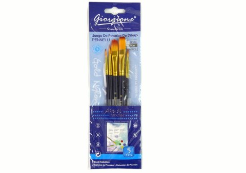 ZESTAW ARTYSTY PĘDZLE 7 KSZTAŁTÓW