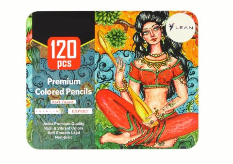 ZESTAW MAŁEGO ARTYSTY 120SZT. KREDEK W ORGANIZERZE