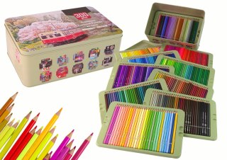 ZESTAW MAŁEGO ARTYSTY 300SZT. KREDEK W ORGANIZERZE
