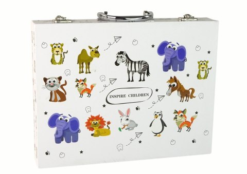 ZESTAW MAŁEGO ARTYSTY W WALIZCE 68 ELEMENTÓW