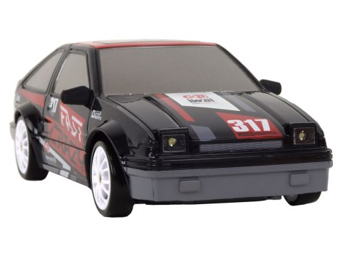 AUTKO SPORTOWE ZDALNIE STEROWANE R/C 1:24 CZARNE WYMIENNE KOŁA
