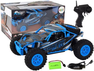 AUTKO TERENOWE ZDALNIE STEROWANE R/C 1:24 NIEBIESKIE
