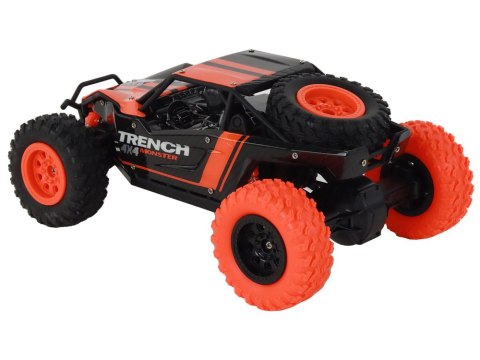 AUTKO TERENOWE ZDALNIE STEROWANE R/C 1:24 POMARAŃCZOWE