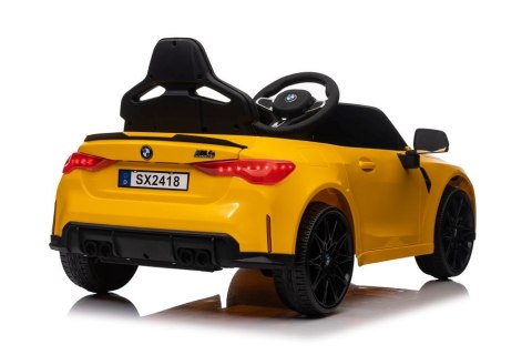 AUTO NA AKUMULATOR BMW M4 ZÓŁTE