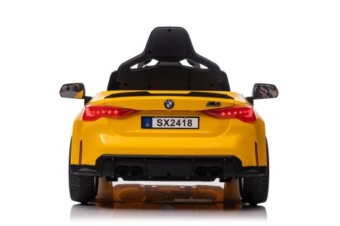 AUTO NA AKUMULATOR BMW M4 ZÓŁTE