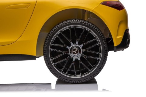 AUTO NA AKUMULATOR MERCEDES AMG SL63 ŻÓŁTY LAKIEROWANY