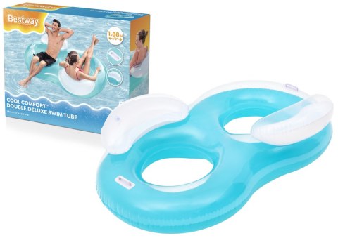 DMUCHANE KOŁO DO PŁYWANIA FOTEL WODNY PODWÓJNY BESTWAY 43009