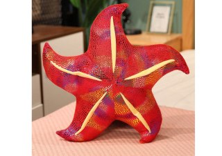 MASKOTKA PLUSZOWA ROZGWIAZDA CZERWONA PODUSZKA 45 CM
