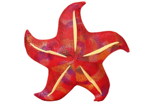 MASKOTKA PLUSZOWA ROZGWIAZDA CZERWONA PODUSZKA 45 CM
