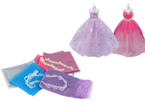 ZESTAW ARTYSTYCZNY KREATYWNY DO TWORZENIA KREACJI SUKIENEK