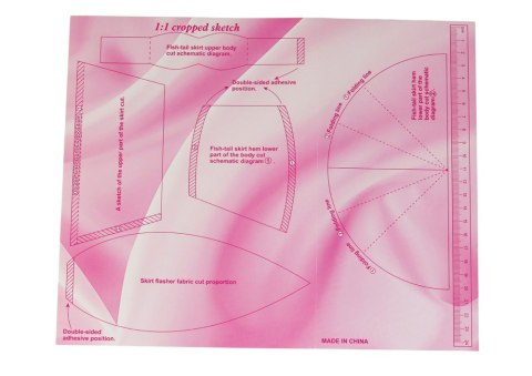 ZESTAW ARTYSTYCZNY KREATYWNY DO TWORZENIA KREACJI SUKIENEK