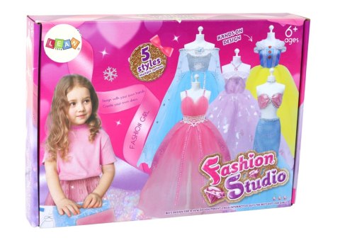 ZESTAW ARTYSTYCZNY KREATYWNY DO TWORZENIA KREACJI SUKIENEK