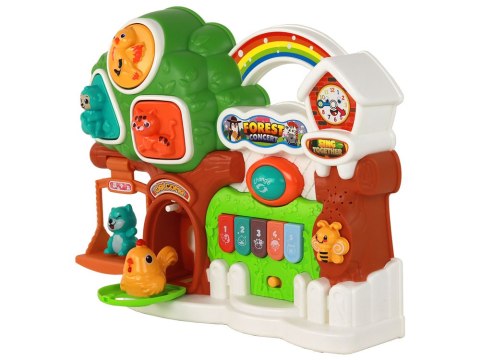 ZESTAW PIANINKO KONCERT LAS ZWIERZĄTKA PANEL EDUKACYJNY