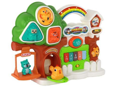 ZESTAW PIANINKO KONCERT LAS ZWIERZĄTKA PANEL EDUKACYJNY