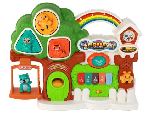 ZESTAW PIANINKO KONCERT LAS ZWIERZĄTKA PANEL EDUKACYJNY