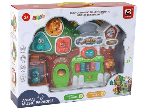 ZESTAW PIANINKO KONCERT LAS ZWIERZĄTKA PANEL EDUKACYJNY