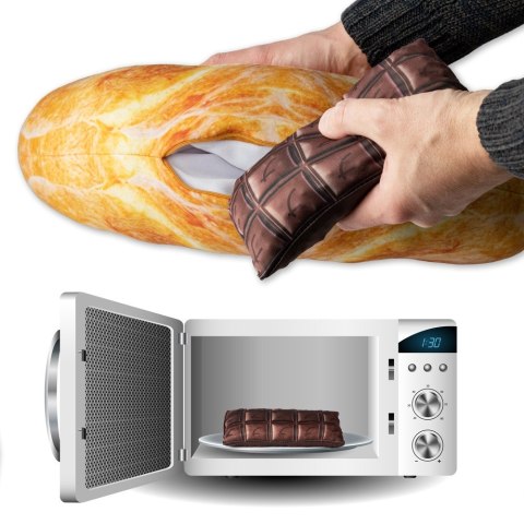 GRZEJĄCY CROISSANT PODUSZKA TERMOFOR PESTKI WIŚNI