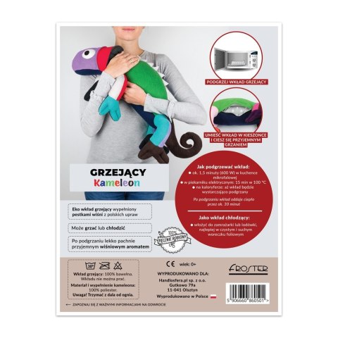GRZEJĄCY KAMELEON PREZENT NA WALENTYNKI ŚWIĘTA