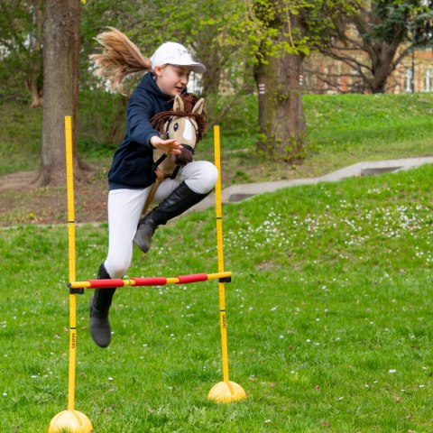 HOBBY HORSE SKIPPI KARMEL A3 - KANTAR I WODZE W ZESTAWIE - BEŻOWY