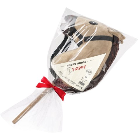 HOBBY HORSE SKIPPI KARMEL A3 - KANTAR I WODZE W ZESTAWIE - BEŻOWY