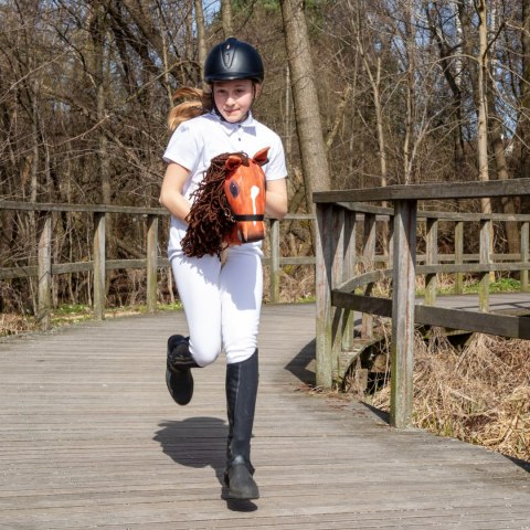 HOBBY HORSE SKIPPI BURSZTYN - KOŃ NA PATYKU KIJU DLA DZIECKA - A3 KANTAR