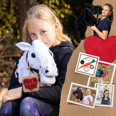 HOBBY HORSE ZABAWKA DLA DZIEWCZYNKI KONIK KIJU A3