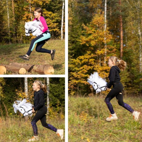 HOBBY HORSE ZABAWKA DLA DZIEWCZYNKI KONIK KIJU A3