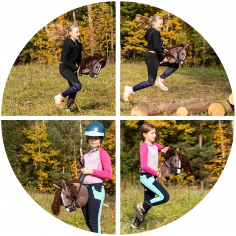 HOBBY HORSE ZABAWKA DLA DZIEWCZYNKI KONIK KIJU A3